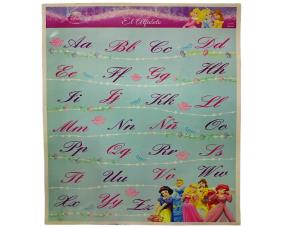 Poster Alfabeto Princesas Ingles/Espanol