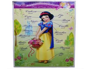 Poster Cuerpo Humano Princesasingles/Espanol