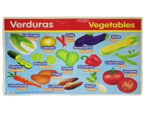 Poster Verduras Espanol/Ingles
