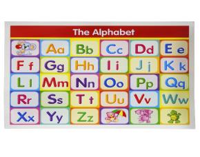 MINIPOSTER ALFABETO INGLES/ESOANOL
