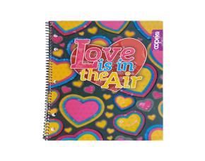 Cuaderno Esp 1Mat 8 1/2X11 70H Hearts