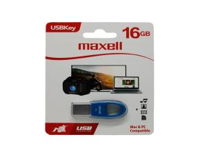 MEMORIA USB KEY 16GB MAXELL COMPATIBLE MAC & PC COLOR AZUL