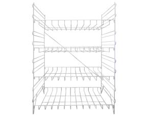 Estante Blco Bordette Alambre C/4 Depos.rediseñados P/Almacenar 180Rlls O Mas