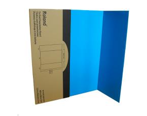 Unidad Display Tri-Folio Azul Cielo 36\