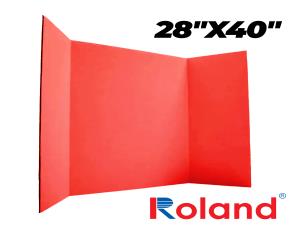 Unidad Display Tri-Folio Rojo 28\