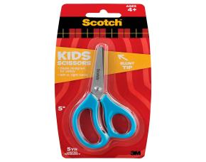 TIJERA 5\" 3M MANGO AZUL P.USO ESCOLAR NIÑOS 4+