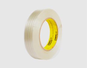 Rollo Cinta Transparente Reforzada Con Filamentos 3M Uso Industrial 12Mmx55Mts