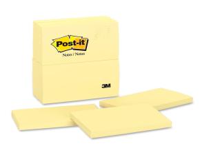 Pk.12 Post-It 3M Amarillo 3\