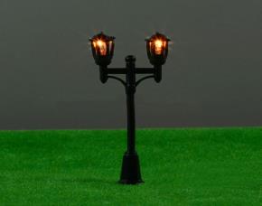 Lamp.plas.negra 6.5Cm P.maquetde Plaza/ Parque