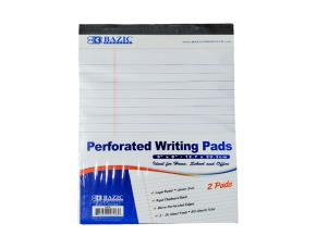 Pk.2 Libr.blca 5X8 Perforadas