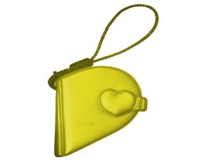 Mini Porta Fotos De Corazon Amarillo