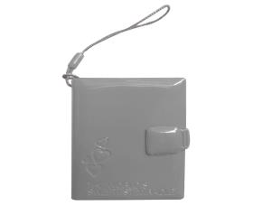 Mini Porta Fotos Cuadrado Plata