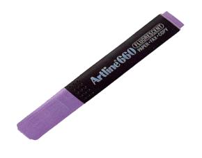 CJA. 12 MARCA. FLUORESCENTE MORADO ARTLINE