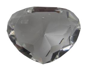 Cristal Con Forma Corazon