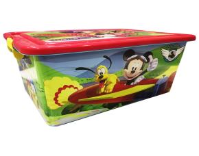 Envase Multiuso P/Ninño 23L Disney Mickey 46X32X22