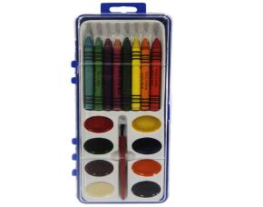 Set Acuarela + Crayones