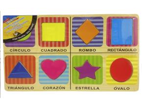 Rompecabeza .D/Madera Formas