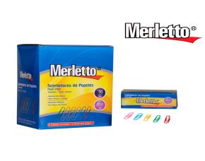 Caja 100 Clips 33Mm Colores Varios