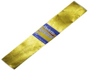 PLIEGO PAPEL CREPE DORADO METALICO 50X100CM