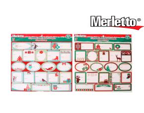 PAQUETE 20 STICKERS NAVIDEÑOS P.REGALO
