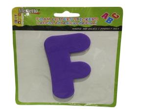 Letra F En Fomi Color C/Adhesivo