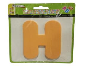 Letra H En Fomi Color C/Adhesivo