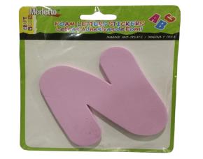 Letra N En Fomi Color C/Adhesivo