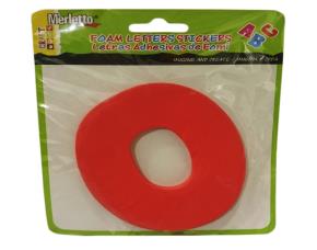 Letra O En Fomi Color C/Adhesivo