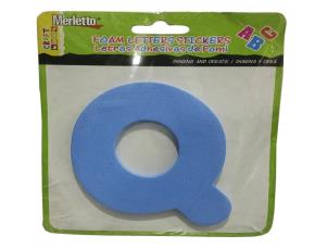 Letra Q En Fomi Color C/Adhesivo