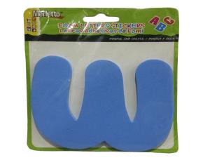 Letra W En Fomi Color C/Adhesivo