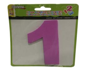 Numer 1 En Fomi Color C/Adhesivo