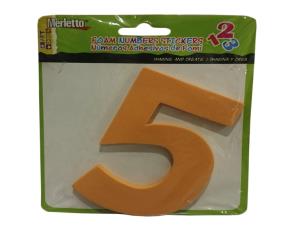 Numer 5 En Fomi Color C/Adhesivo