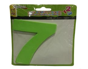 Numer 7 En Fomi Color C/Adhesivo