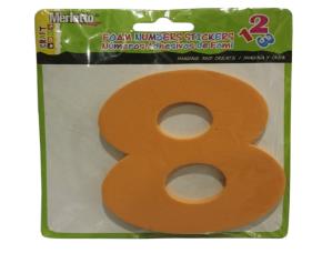 Numer 8 En Fomi Color C/Adhesivo