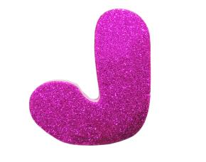 Letra J Fom D/Color C/Adhesivo