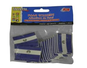 Pk.foami C/Adhesivo Bandera Salvador