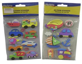 Pk. Figura De Fomi 3D Con Adhesivo