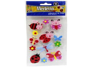 Pk.foamy Mariquitas C/Adhesivo Surtidas