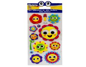 Pk.adhes.carita Feliz Relieve C/Ojos Y Formas Divertidas