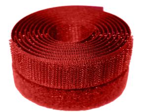 Rollo Velcro Rojo 25Mmx1Mt