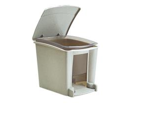 Basurer.d/Pedal P.bano Gris Ganito Interior Humo