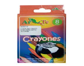Cja.8 Und.crayon De Cera Arte(Jc-Crx8)576/Caja
