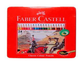 Estuche Metal 24 Colores Largos \