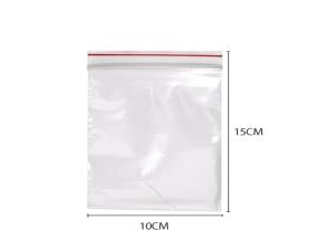 Paquete 100 Bolsa Ziplock Transparente(4-1) 4X6\