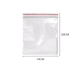 Paquete 100 Bolsa Ziplock Transparente(4-2) 5 1/2X8\