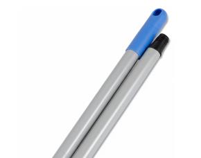 CABO METAL 1.5 MTS PLASTIFICADO, CON ROSCA, GRIS