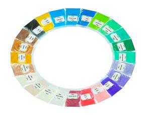 KITS DE 30 COLORES BOLSA DE PIGMENTO EN POLVO 5 GR...