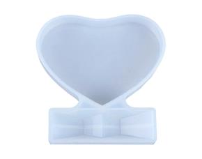 Molde De Silicon De Resina Epoxica P/Marco De Fotos Diseño Grande De Corazon