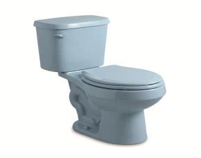Promo Inodoro Lucas Con Lavamanos Y Pedestal Azul Holanda