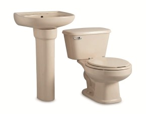 Promo Inodoro Lucas Con Lavamanos Y Pedestal Marfil